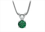 Silver Plated | Solitaire Stud Pendants