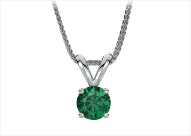 Silver Plated | Solitaire Stud Pendants