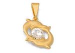 Gold Plated | Solitaire Stud Pendants