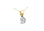 Gold Plated | Solitaire Stud Pendants