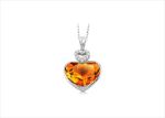 Rhodium Plated | Solitaire Stud Pendants