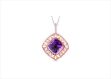 Rose Gold Plated | Solitaire Stud Pendants