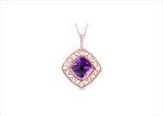 Rose Gold Plated | Solitaire Stud Pendants