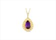 Gold Plated | Solitaire Stud Pendants