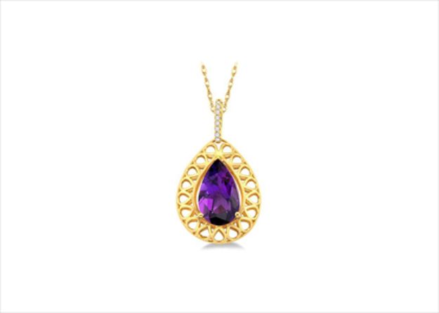 Gold Plated | Solitaire Stud Pendants
