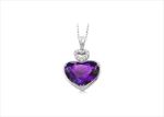 Rhodium Plated | Solitaire Stud Pendants