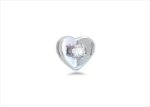 Rhodium Plated | Solitaire Stud Pendants