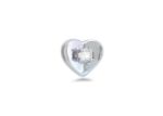 Rhodium Plated | Solitaire Stud Pendants