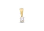 Gold Plated | Solitaire Stud Pendants