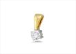 Gold Plated | Solitaire Stud Pendants