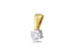Gold Plated | Solitaire Stud Pendants