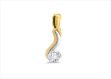 Gold Plated | Solitaire Stud Pendants