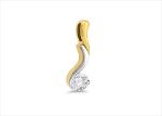 Gold Plated | Solitaire Stud Pendants