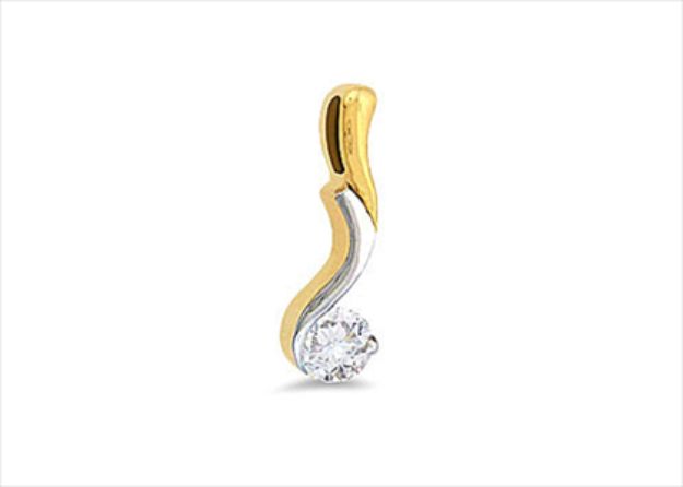 Gold Plated | Solitaire Stud Pendants