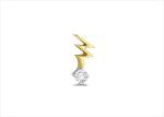 Gold Plated | Solitaire Stud Pendants