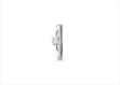 Rhodium Plated | Solitaire Stud Pendants