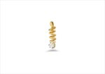 Gold Plated | Solitaire Stud Pendants
