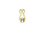 Gold Plated | Solitaire Stud Pendants