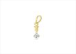 Gold Plated | Solitaire Stud Pendants