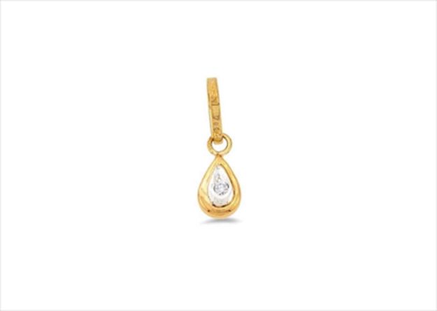 Gold Plated | Solitaire Stud Pendants