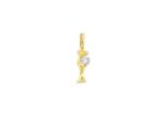Gold Plated | Solitaire Stud Pendants