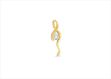Gold Plated | Solitaire Stud Pendants