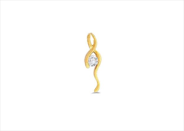 Gold Plated | Solitaire Stud Pendants