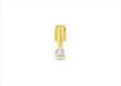 Gold Plated | Solitaire Stud Pendants