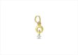 Gold Plated | Solitaire Stud Pendants