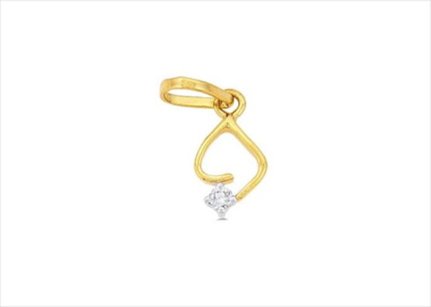 Gold Plated | Solitaire Stud Pendants