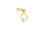 Gold Plated | Solitaire Stud Pendants