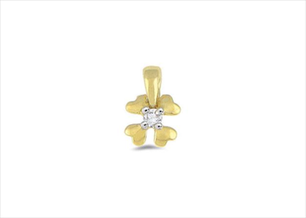 Gold Plated | Solitaire Stud Pendants
