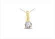 Gold Plated | Solitaire Stud Pendants