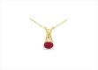 Gold Plated | Solitaire Stud Pendants