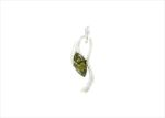 Rhodium Plated | Solitaire Stud Pendants