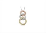 3 Tone Plated | Trilogy Pendants