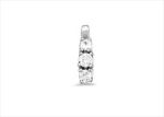 Rhodium Plated | Trilogy Pendants