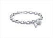 Silver Plated CZ Studded Lock and Key Charm Pendant