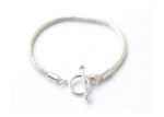 Silver Plated Toggle Bracelet