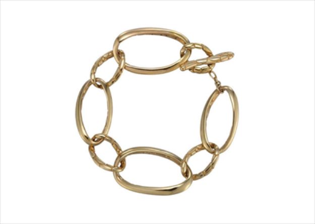 Gold Plated Toggle Bracelet