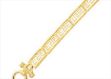 Gold Plated Toggle Mens Bracelet
