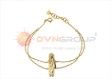 Gold Plated Saint Jude Mens Bracelet