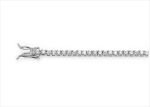 Silver Plated CZ Studded Tennis Bracelet