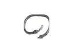 Rhodium Plated Mens Hip Hop Bracelet