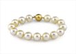 Gold Plated Womens Pearl Bracelet
