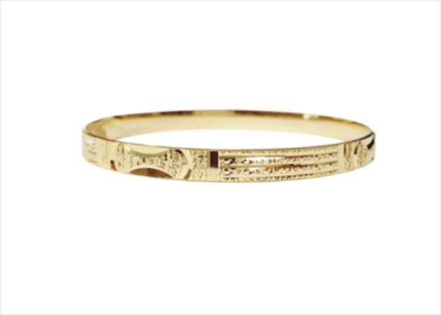Gold Plated | Machine Cut Bangles