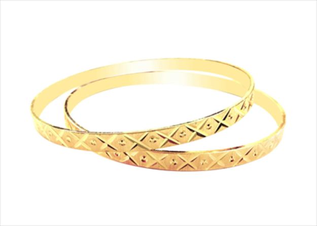 Gold Plated | CNC Bangles