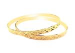 Gold Plated | CNC Bangles