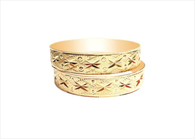 Gold Plated | CNC Bangles