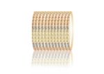Tri color 5 MM Diamond cut CNC Bangles set